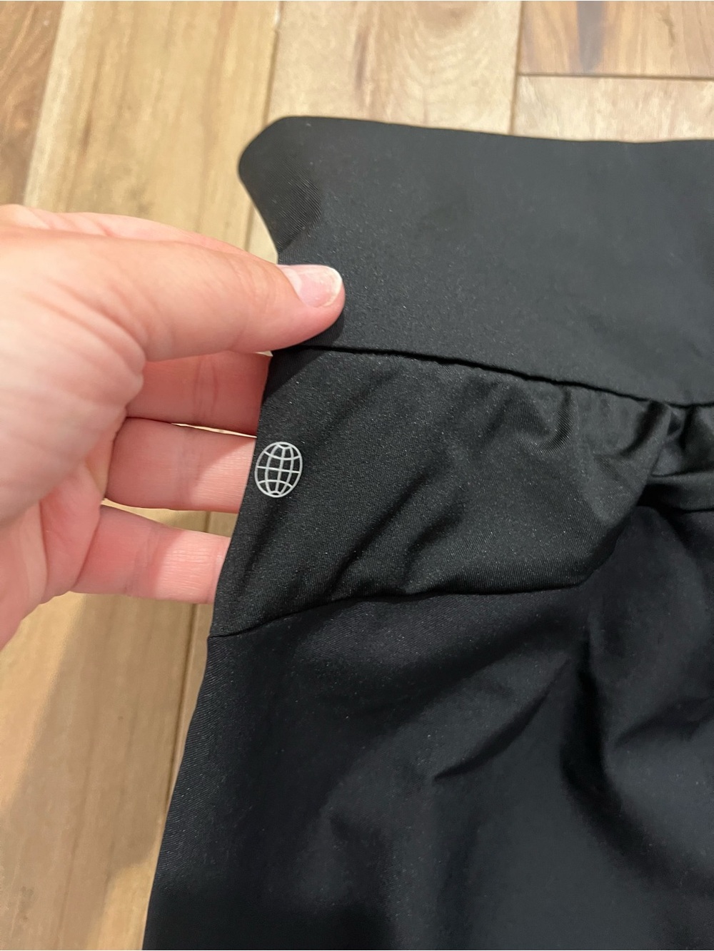 Adidas Black High Waisted Lightweight Track Parley Ocean Plastic Joggers Size XL - Picture 9 of 10